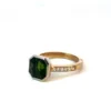Untitled 10 10 10 10 10 10 Nigerian Tourmaline & Diamond Ring – 9ct Rose Gold