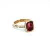 Tourmaline & Diamond Ring – 9ct Yellow Gold