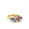 Untitled 10 10 10 10 9 Morganite & Aquamarine Ring – 18ct Yellow & White Gold