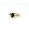 Sapphire & Diamond Ring – 9ct Yellow Gold