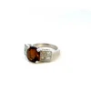 Untitled 10 10 10 6 Orange Tourmaline & Diamond Ring – 9ct White Gold