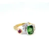 Award-Winning Tsavorite & Diamond Dress Ring