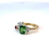 Award-Winning Tsavorite & Diamond Dress Ring