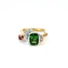 Award-Winning Tsavorite & Diamond Dress Ring