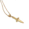 Dagger Pendant – 9ct Yellow Gold