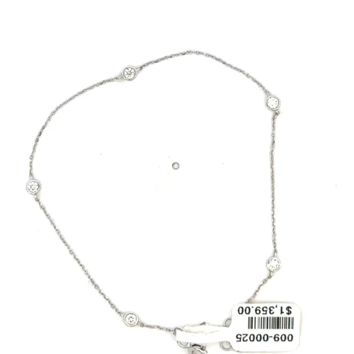 Diamond Bracelet – 9ct White Gold
