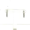 Lab-Grown Diamond Hoop Earrings – 9ct White Gold